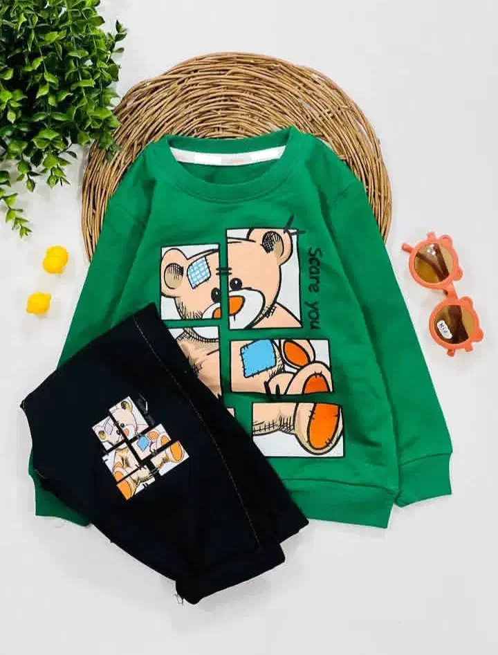 ست پسرانه پنبه لاکردار بیرون پوش با شلوارلی|کفش و لباس بچه|تبریز, |دیوار