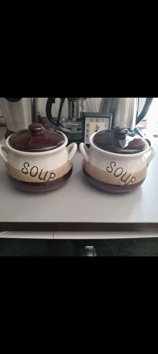 دو عدد سوپخوری با هم ۴۰۰|ظروف سرو و پذیرایی|ابهر, |دیوار