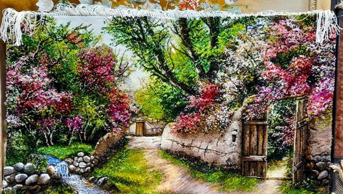 فرش بهاری|فرش|مشهد, پارک کوهستان|دیوار
