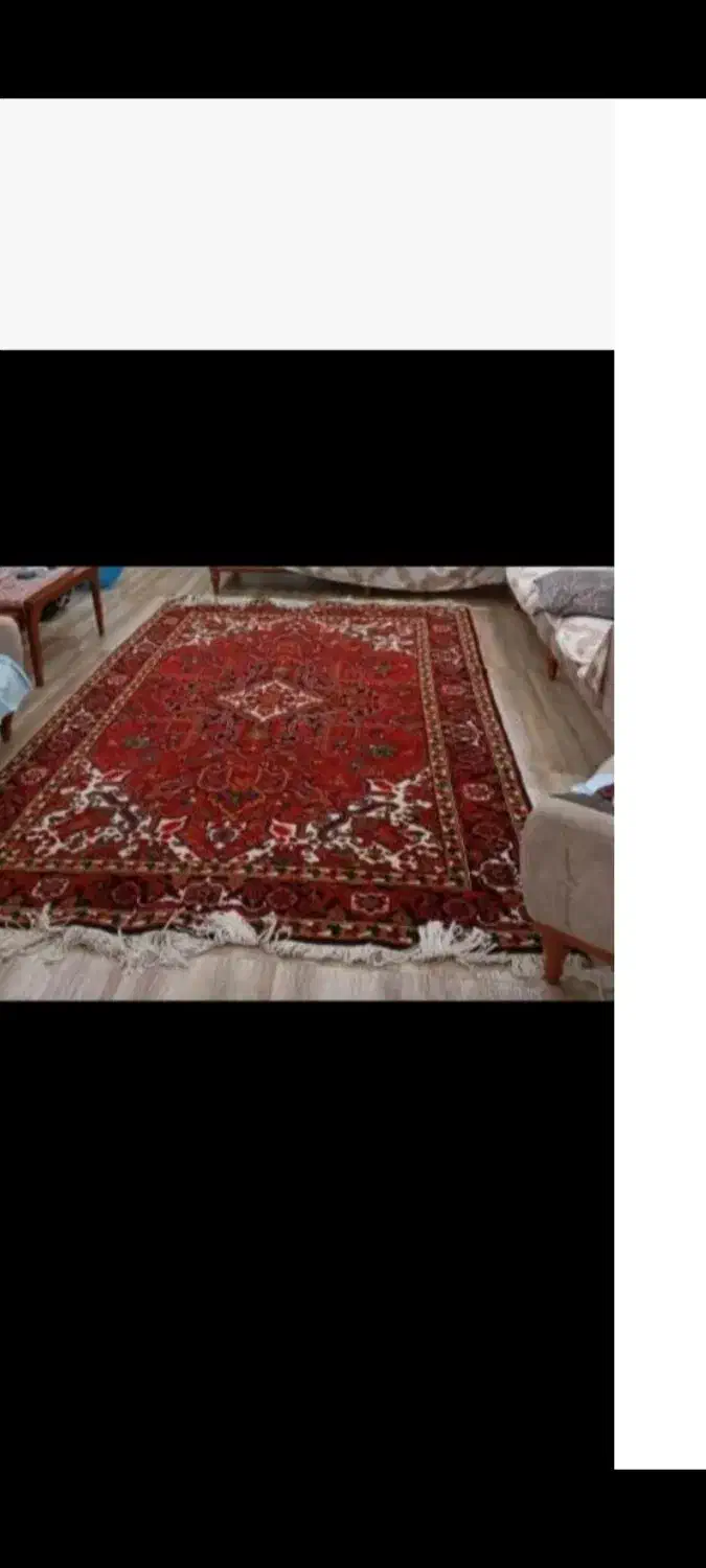 فرش دستباف درحدنوجفت 6متری قیمت 80|فرش|میانه, |دیوار