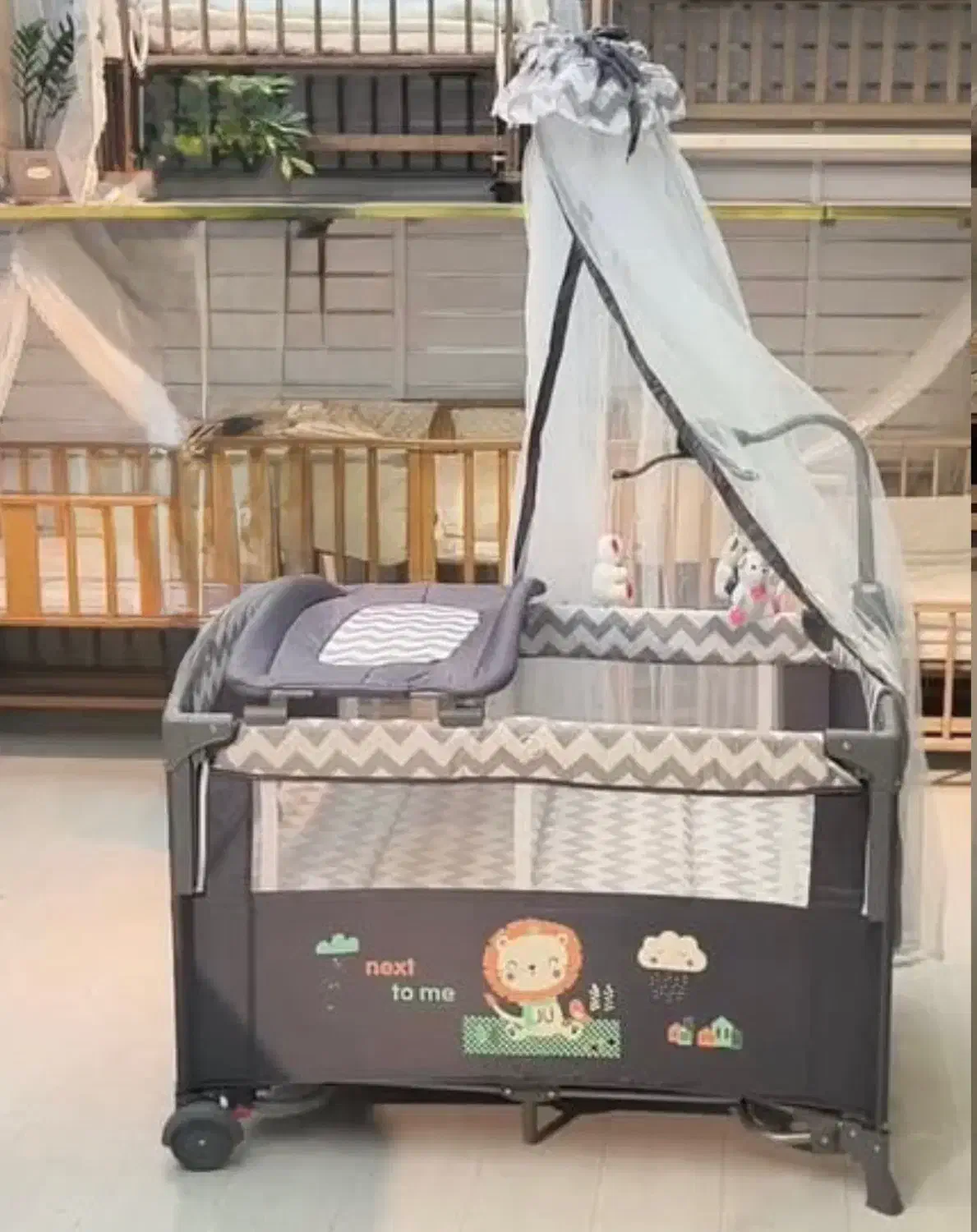 تخت کنار مادر با قابلیت تبدیل پارک|تخت و صندلی بچه|تهران, شهرک گلها|دیوار