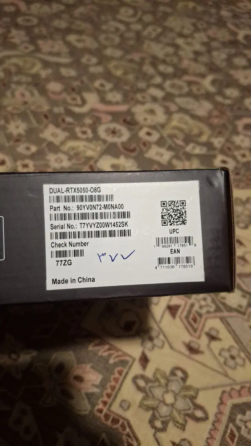 کارت گرافیک گیمینگ RTX 5050 ایسوس گارانتی شرکتی|قطعات و لوازم جانبی رایانه|رشت, رودباری|دیوار