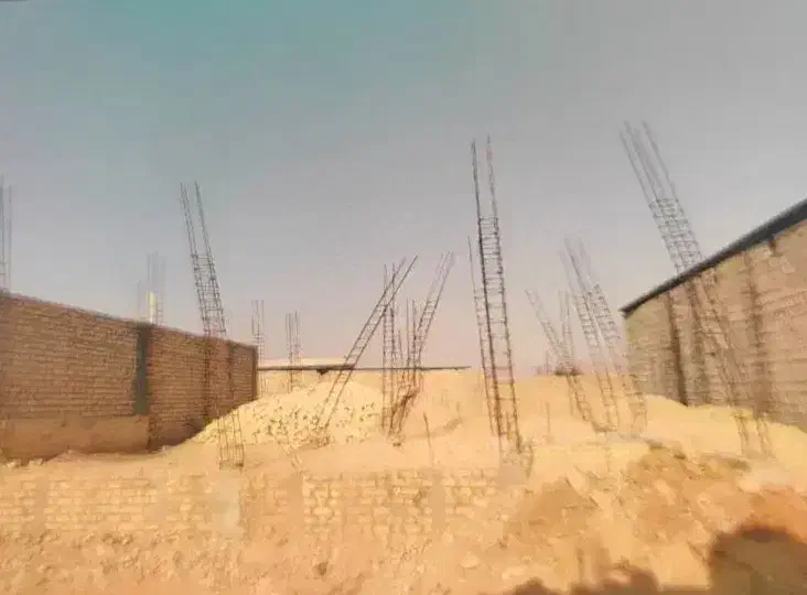 زمین مسنی کار شده اماده دیوار چیدن|فروش زمین و ملک کلنگی|خرامه, |دیوار