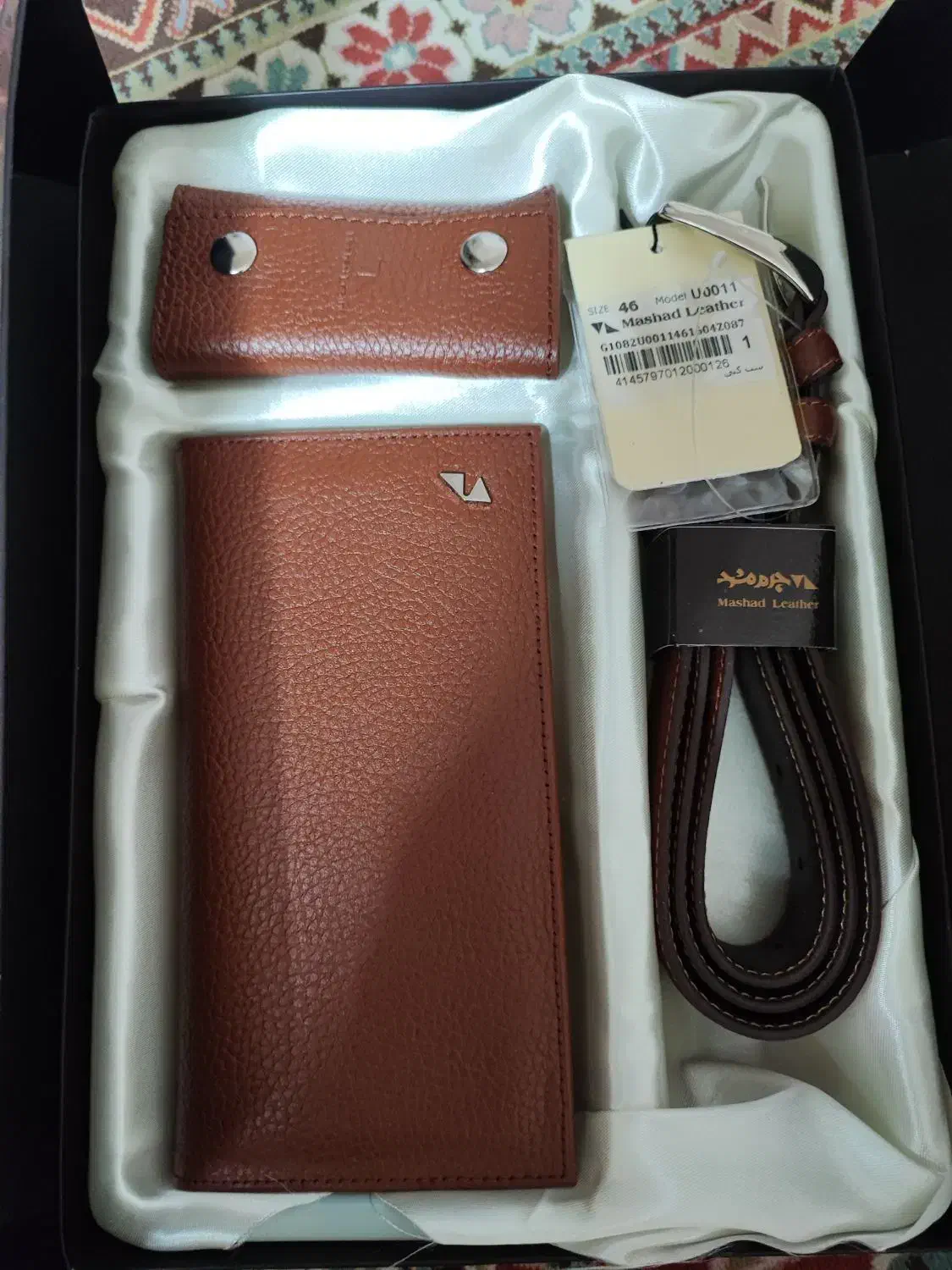 ست کیف و کمربند چرم مشهد|کیف، کفش، کمربند|بوشهر, |دیوار