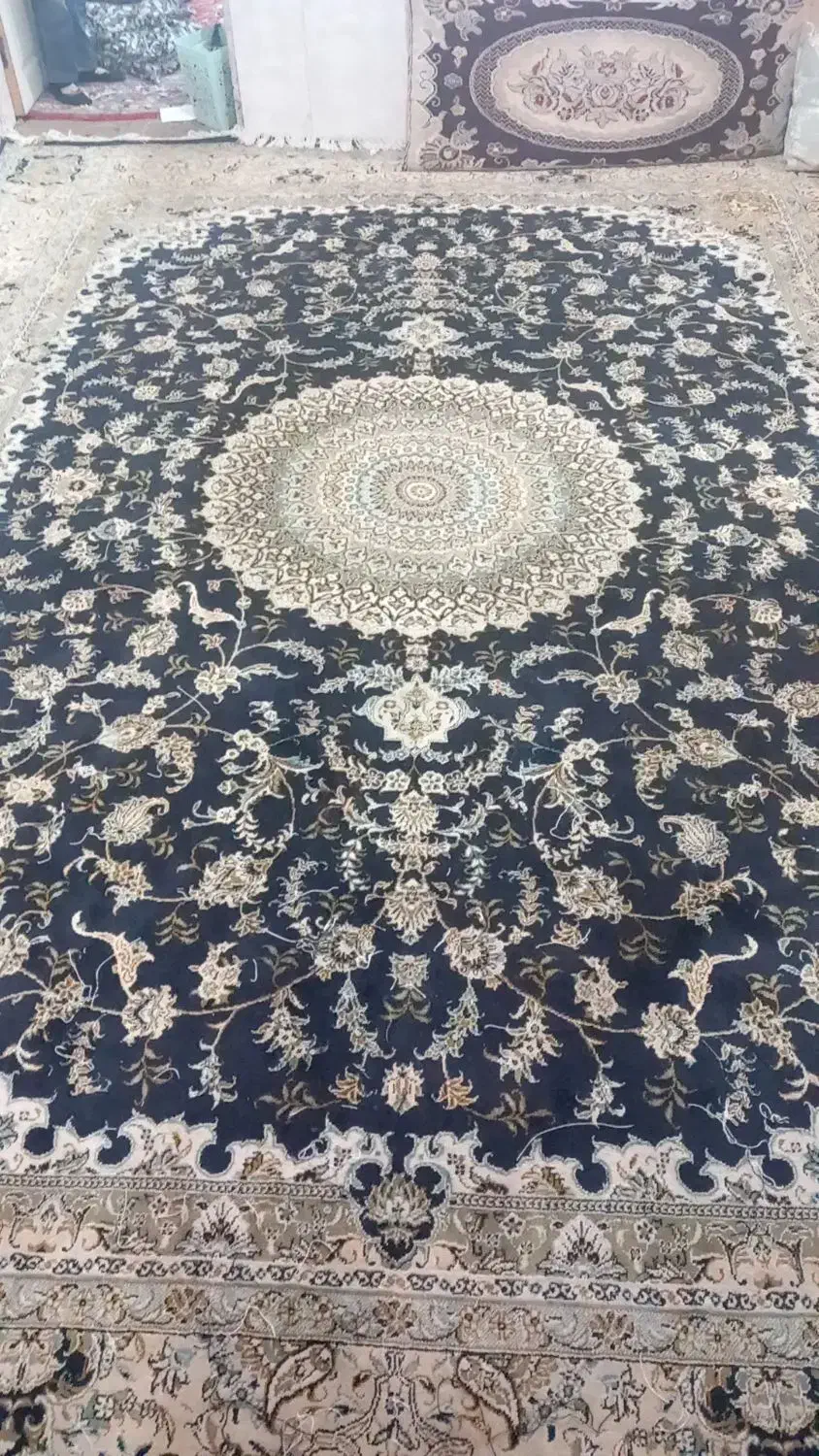 دوتا فرش ۱۲ متری نخ|فرش|مه ولات, |دیوار