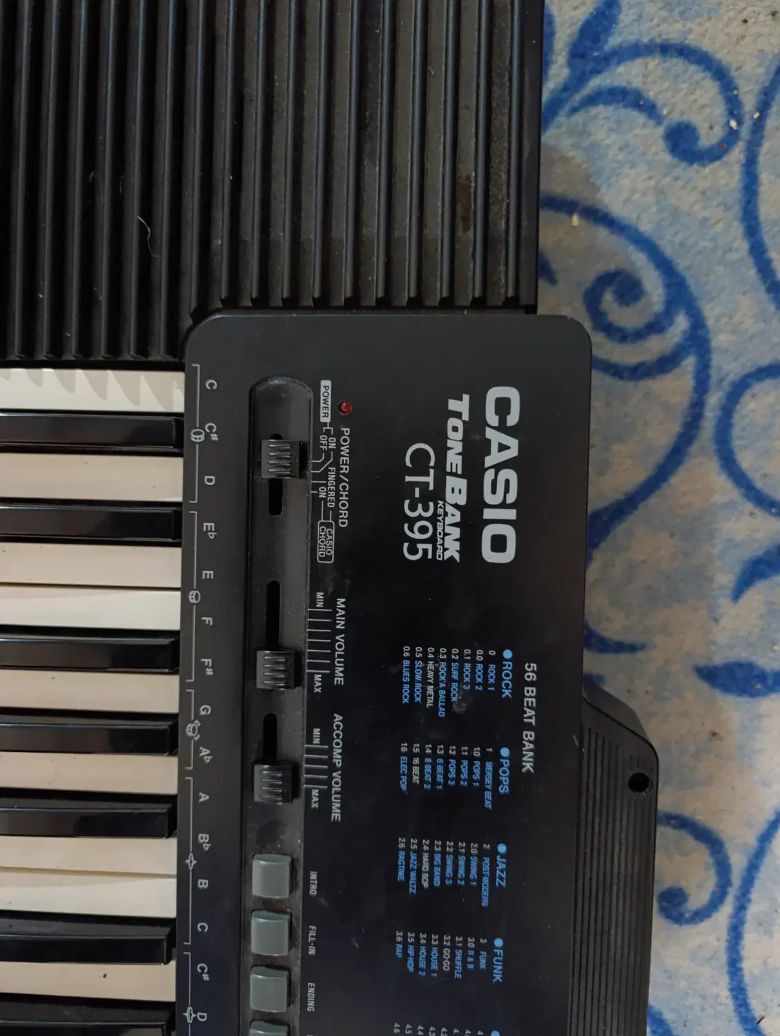 ارگ کاسیو CT395|پیانو، کیبورد، آکاردئون|لنگرود, |دیوار