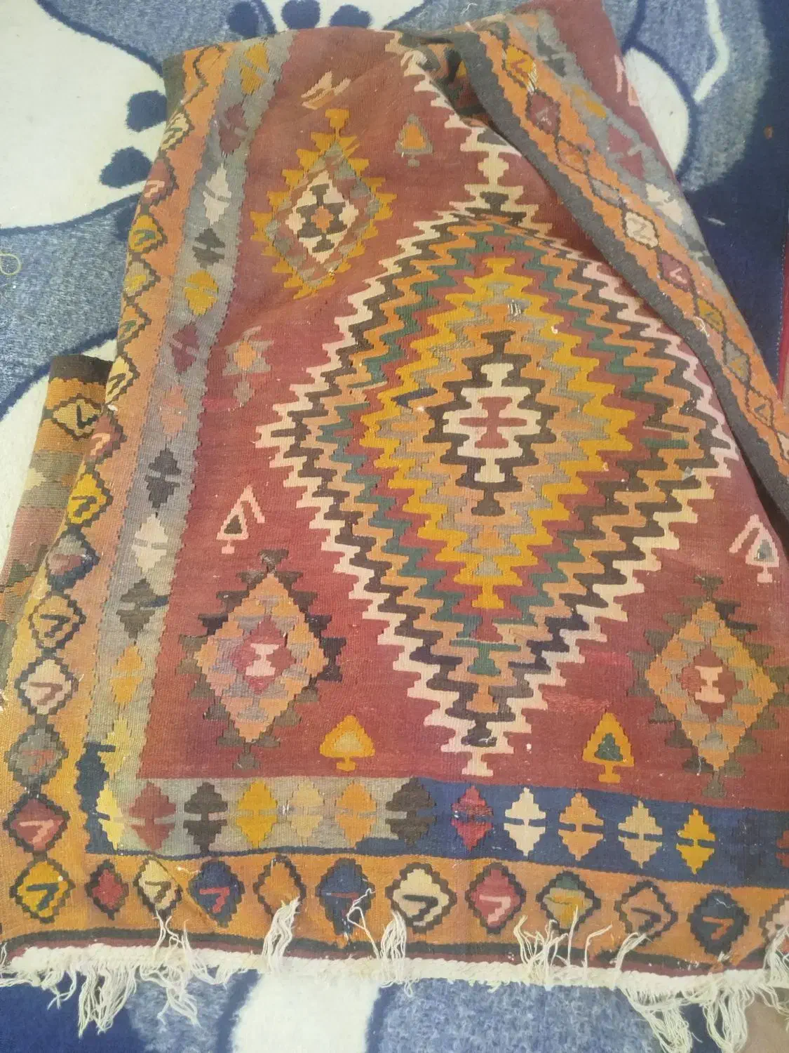 گلیم قدیمی|گلیم، جاجیم، گبه|تبریز, |دیوار