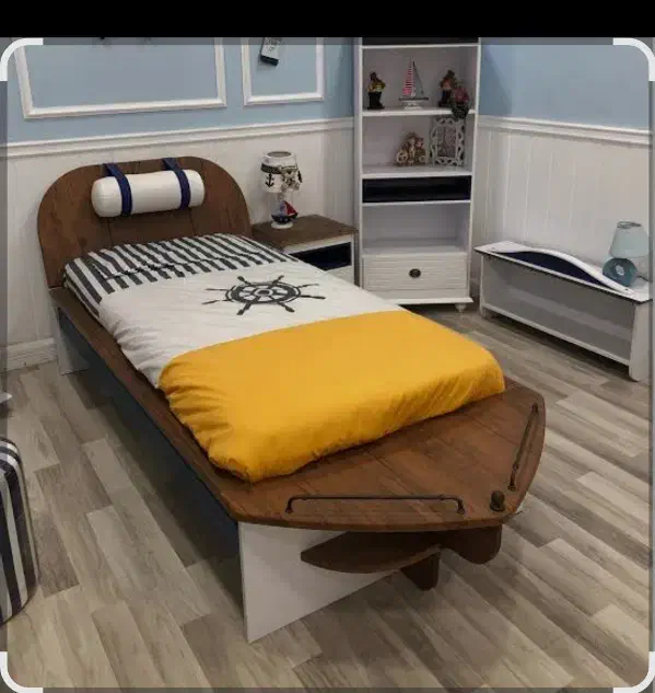 تخت نوجوان ساحل چوب اصل|تخت و سرویس خواب|اهواز, کوروش|دیوار