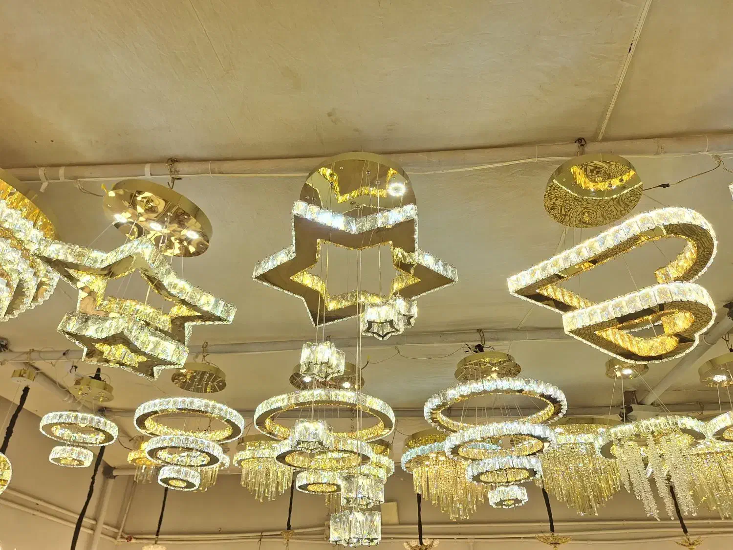 لوستر فانتزی کلیپسی|لوستر و چراغ آویز|تبریز, |دیوار