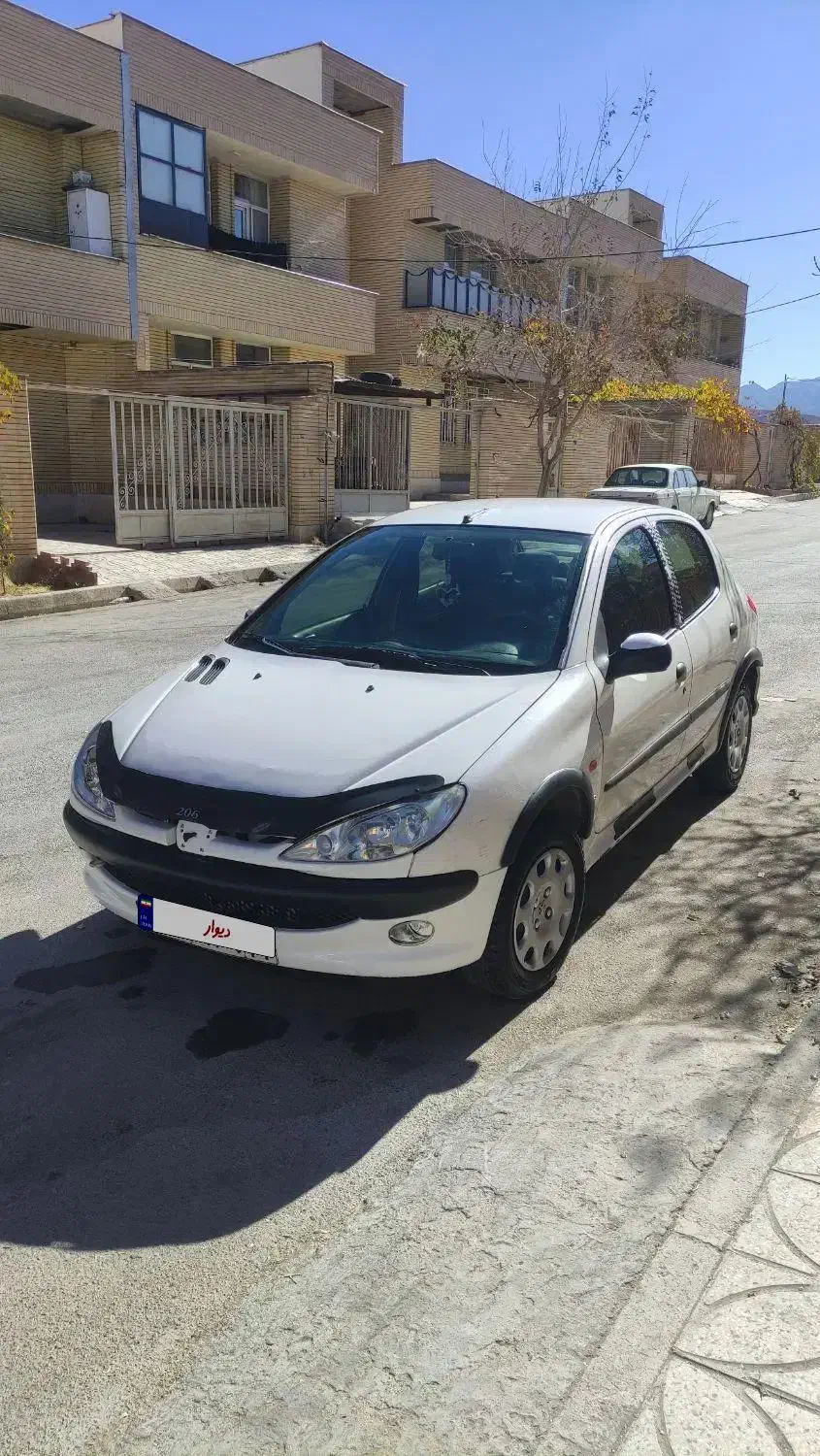 ۲۰۶مدل ۸۸|خودرو سواری و وانت|اقلید, |دیوار