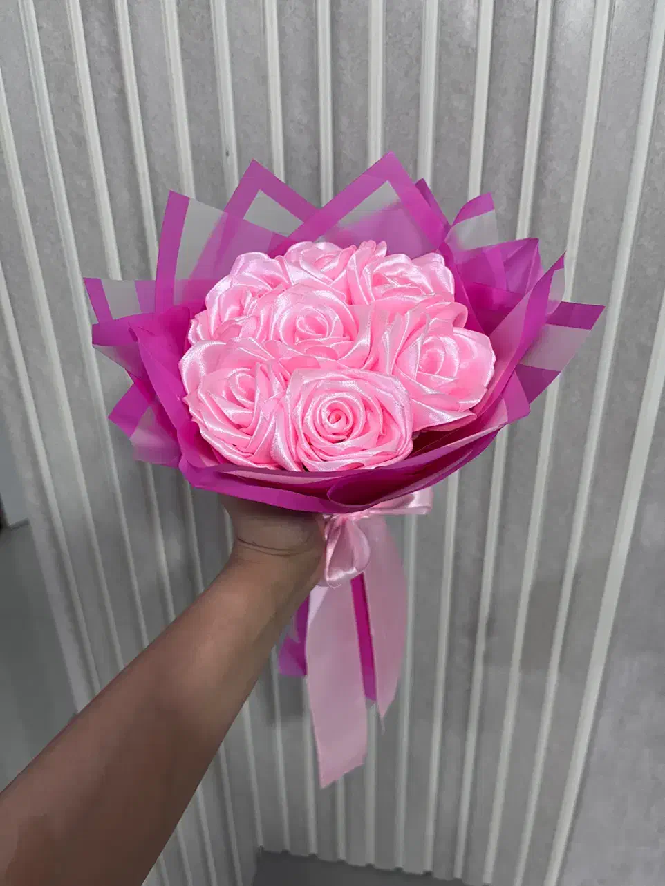 دسته گل روبانی اماده تخفیف روز زن|گل مصنوعی|بندرعباس, |دیوار