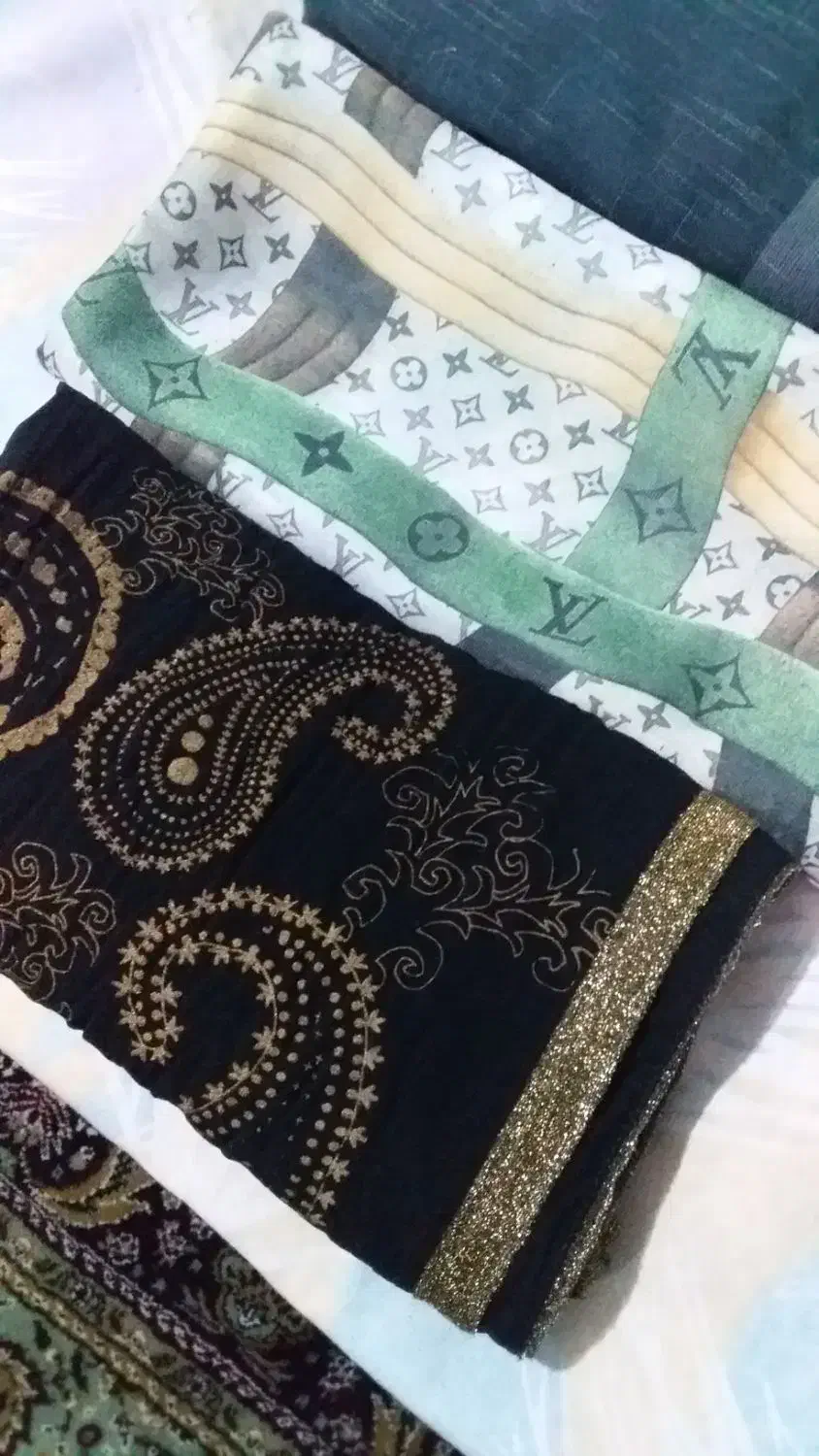 دو عدد شال و دو عدد روسری نو|لباس|تبریز, |دیوار