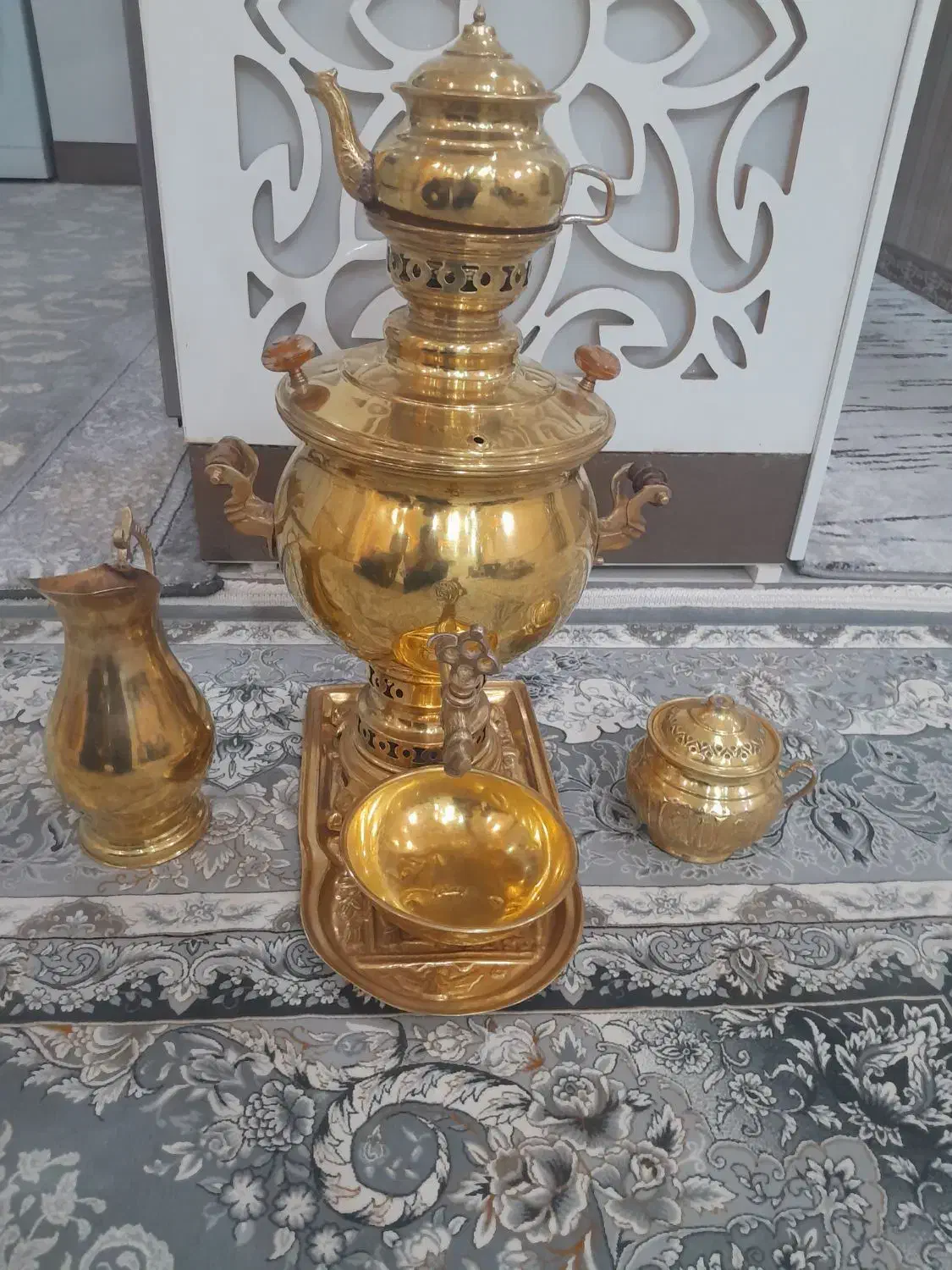 سماور برنجی|سماور، چای‌ساز، قهوه‌ساز|بروجرد, |دیوار