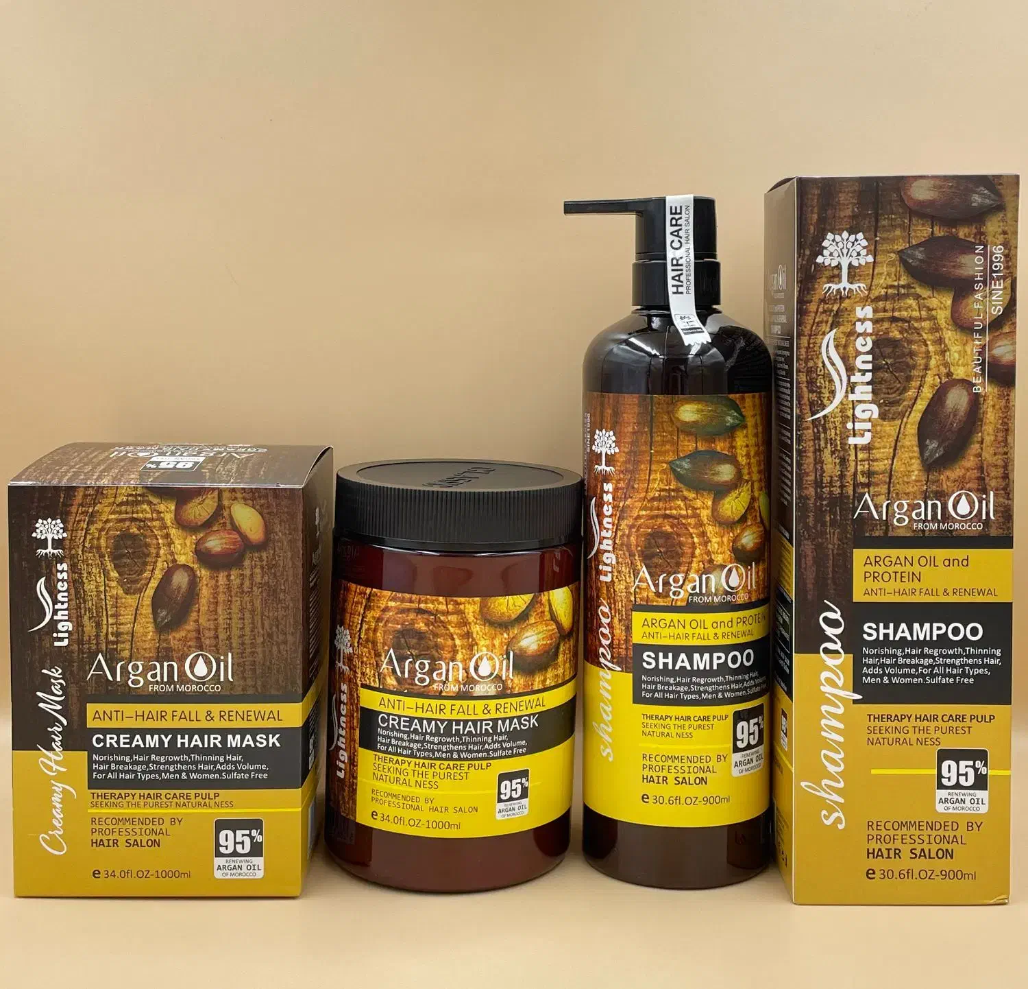 شامپو و ماسک مو آرگان لایتنس|آرایشی، بهداشتی، درمانی|مشهد, چهارچشمه|دیوار