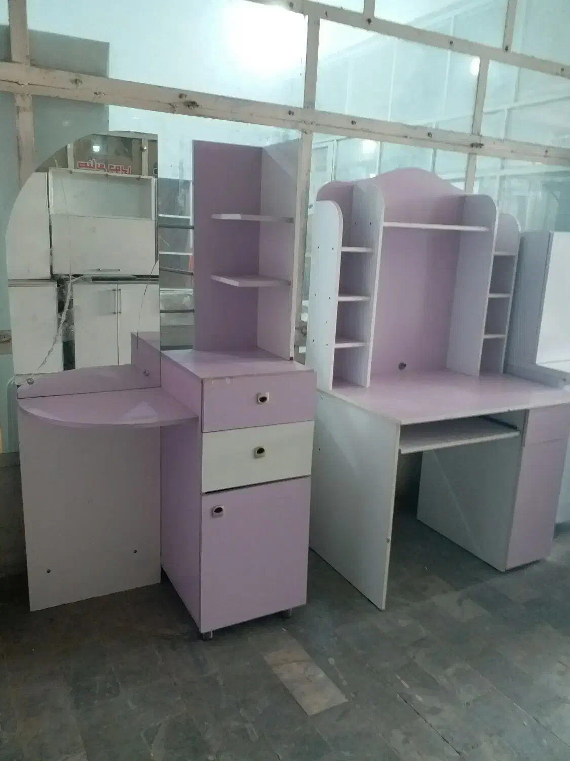 کمد و میز کامپیوتر و تختخواب|تخت و سرویس خواب|هندیجان, |دیوار