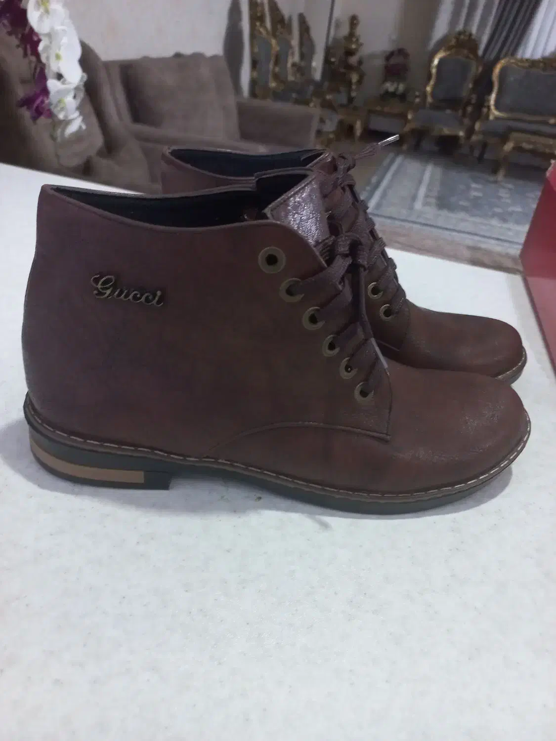 نیم بوت چرم قهوهای  سایز ۳۹|کیف، کفش، کمربند|اصفهان, بهارستان (مخابرات)|دیوار