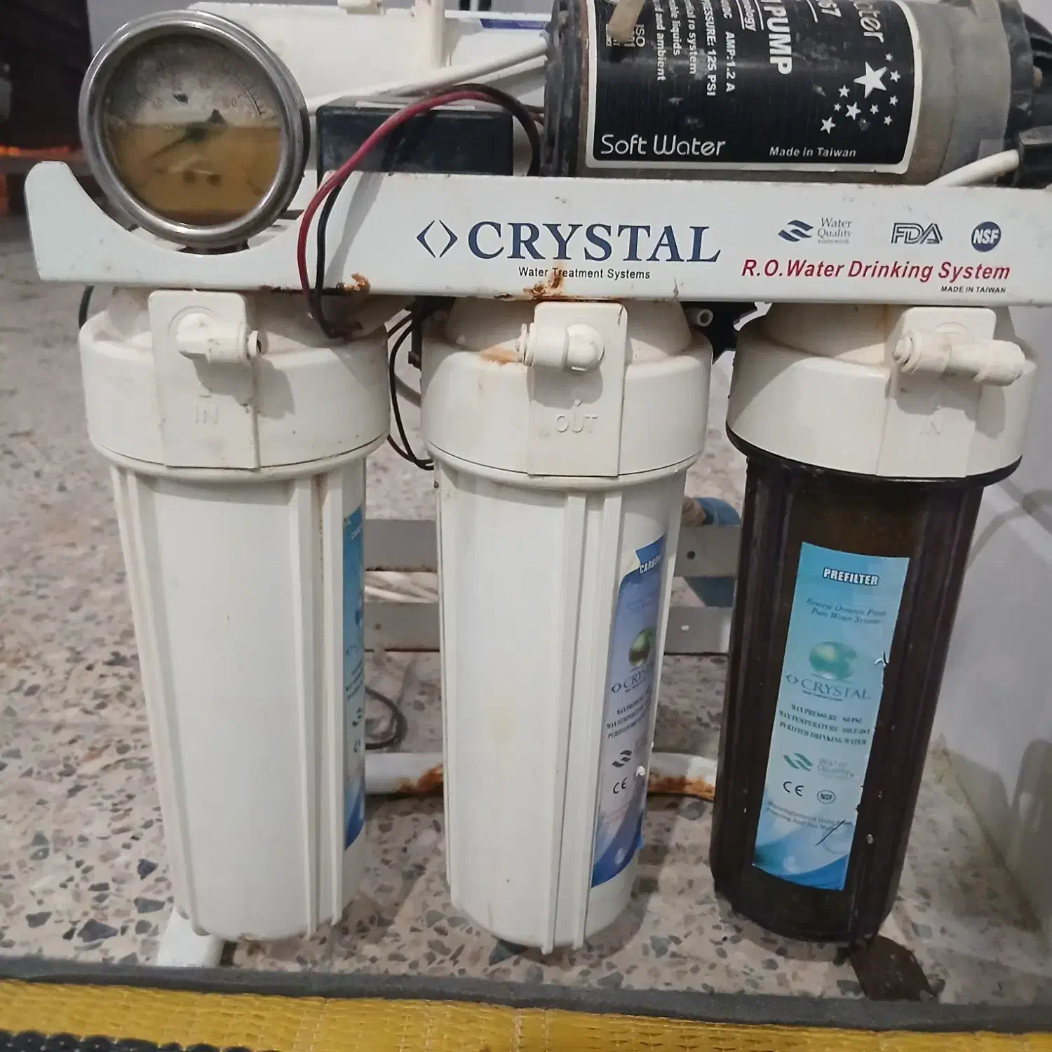 اب تصویه کریستال|آبسردکن و تصفیه آب|شوشتر, |دیوار