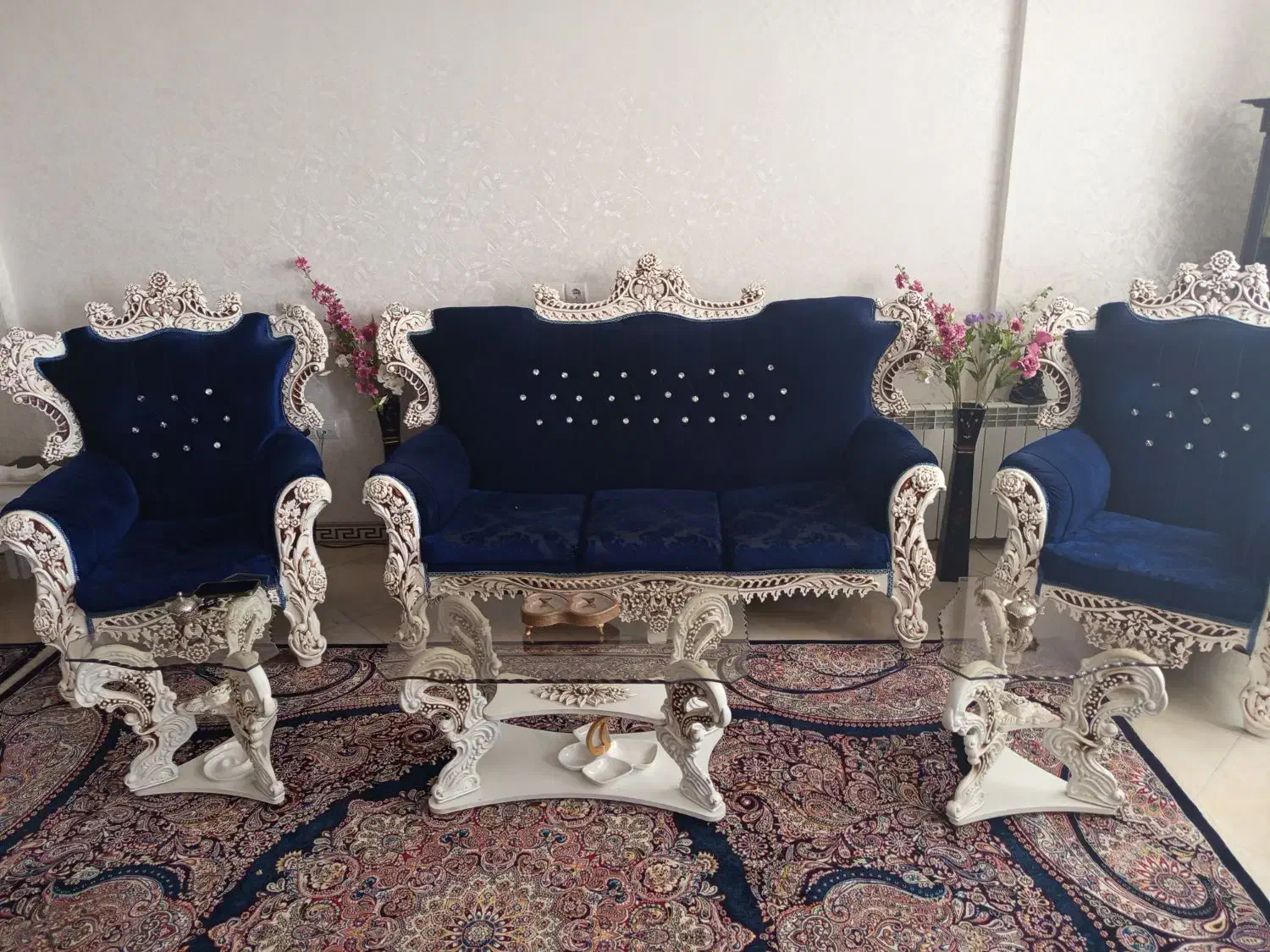 مبل سلطنتی|مبلمان خانگی و میز عسلی|محلات, |دیوار