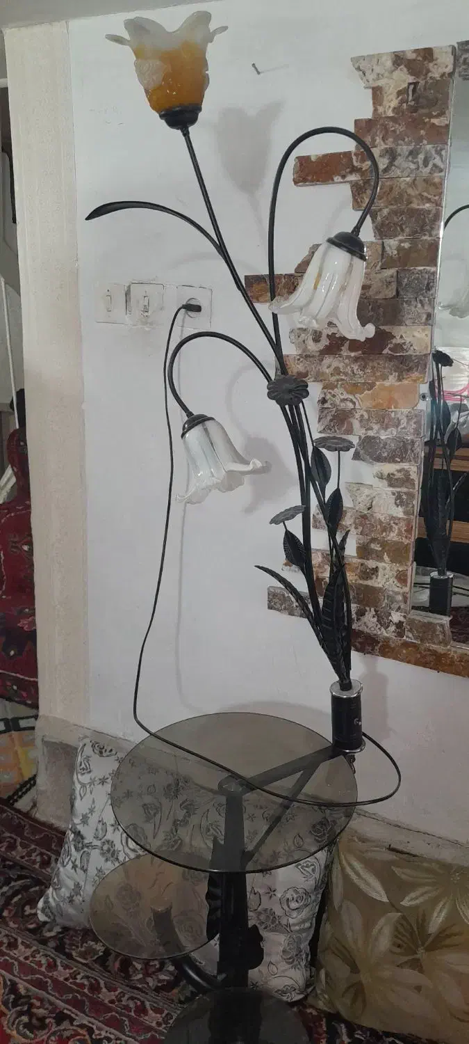 میز تلفن چراغ دار|میز تلفن|بناب, |دیوار