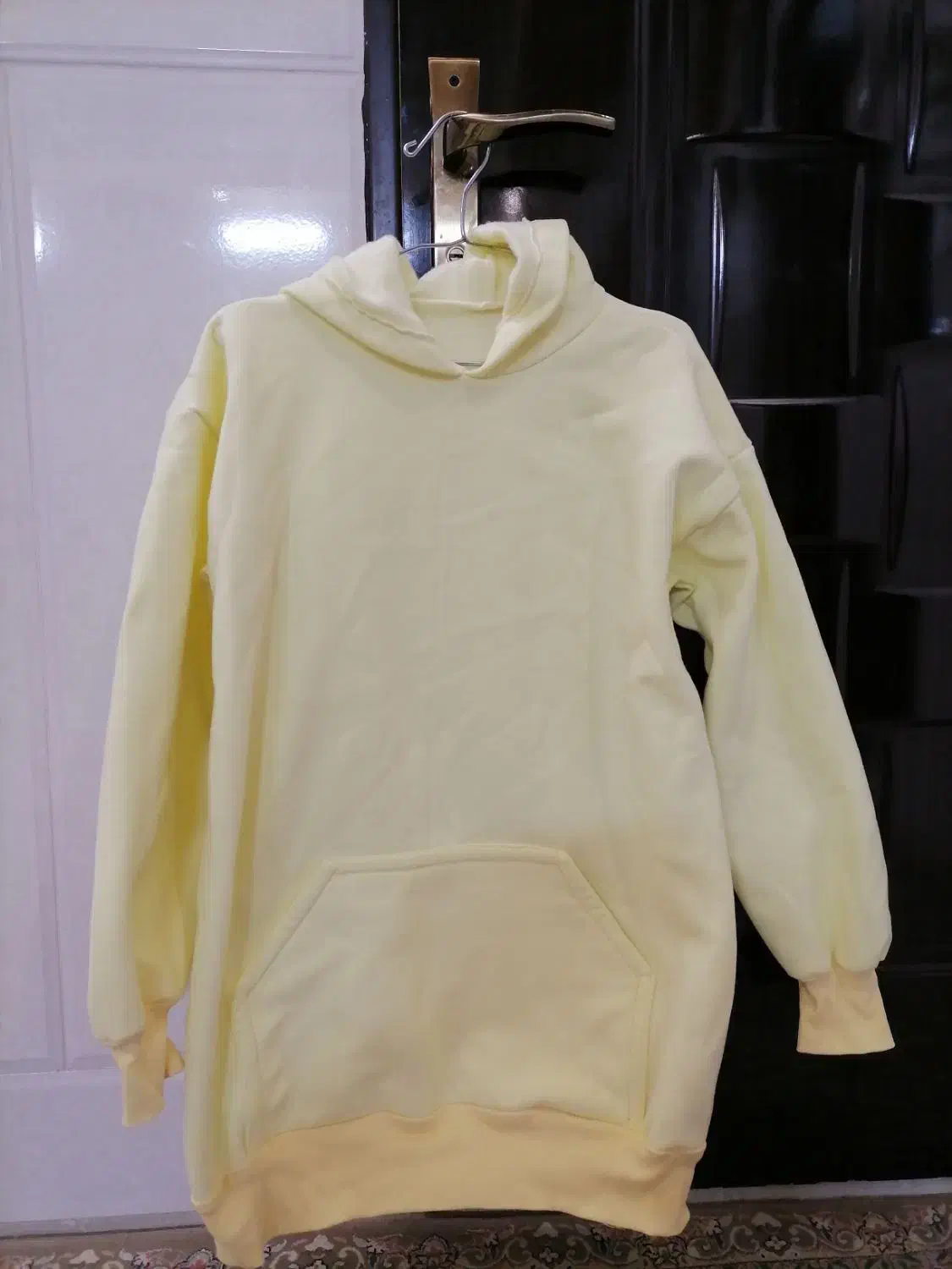 هودی لیمویی دورس تو کرک دار|لباس|قم, باجک سه|دیوار