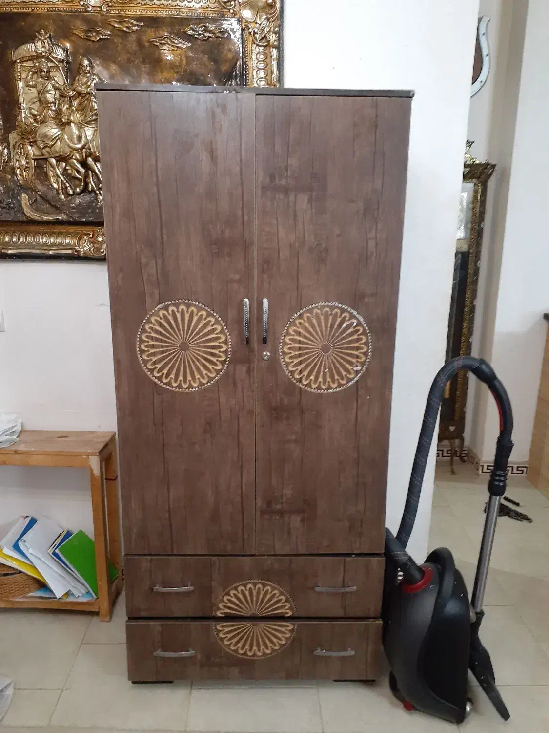 کمد لباس داخل عمیق جادار ۲ کشو بزرگ و پهن وجادار|جاکفشی، کمد، دراور|پاکدشت, شهرک امام رضا|دیوار