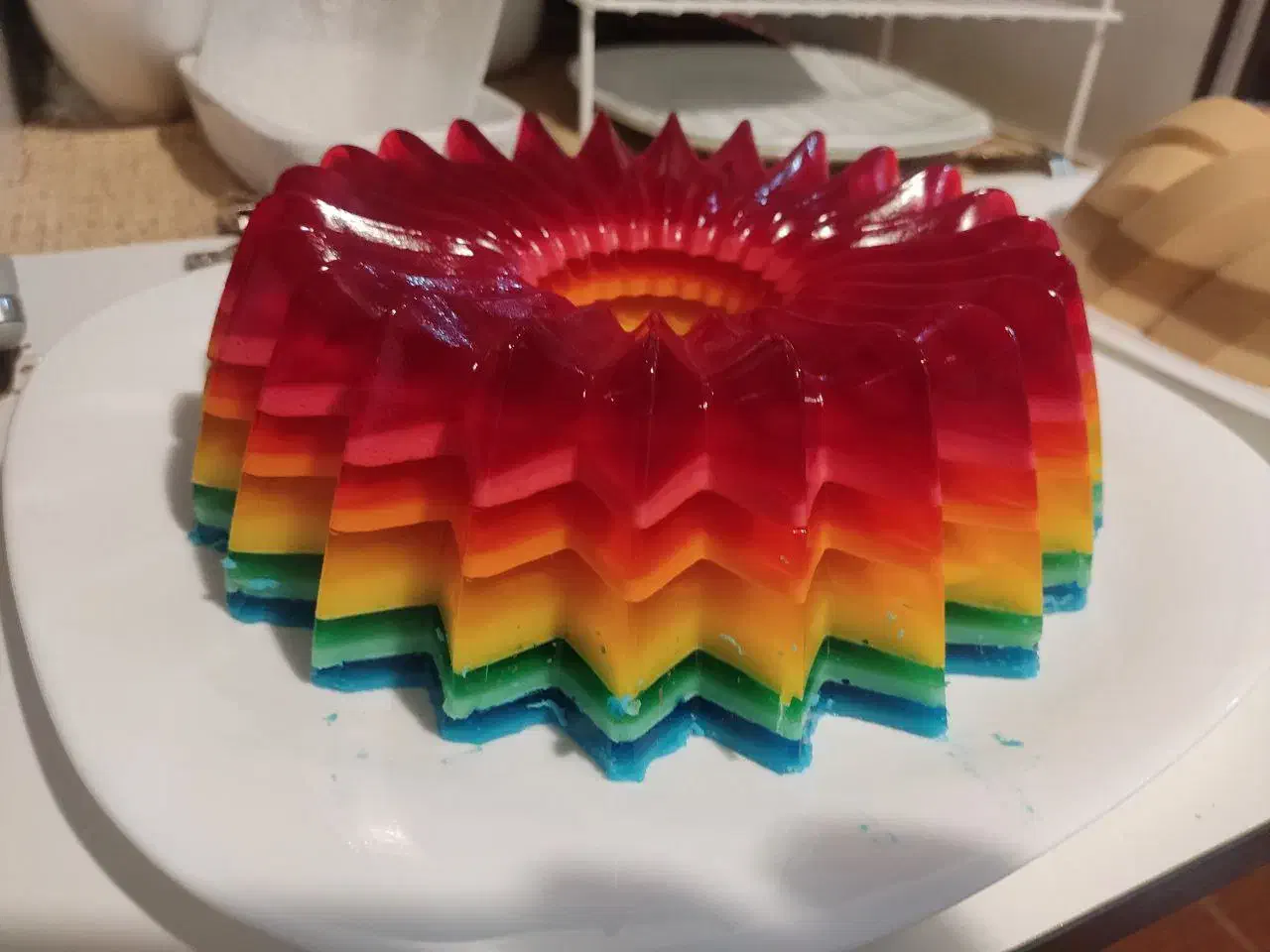 ژله رنگین کمانی|خوردنی و آشامیدنی|شاهینشهر, فردوسی|دیوار