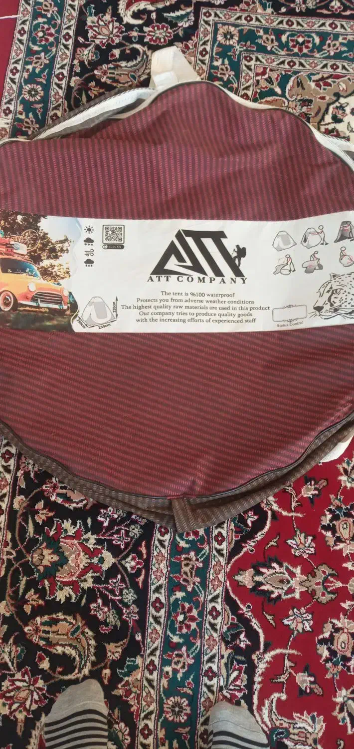 چادر مسافرتی برزنت اصلی8نفره|کوهنوردی و کمپینگ|اسلامآباد غرب, |دیوار