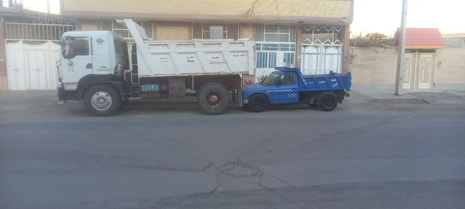 حمل شن شسته نخودی بادامی خاک مل ریگ نخاله ساختمان|خدمات حمل و نقل|زابل, |دیوار