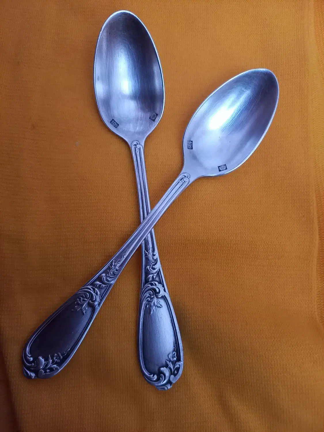 قاشق نقره آنتیک|کلکسیون اشیاء عتیقه|محمدیه-قزوین, |دیوار