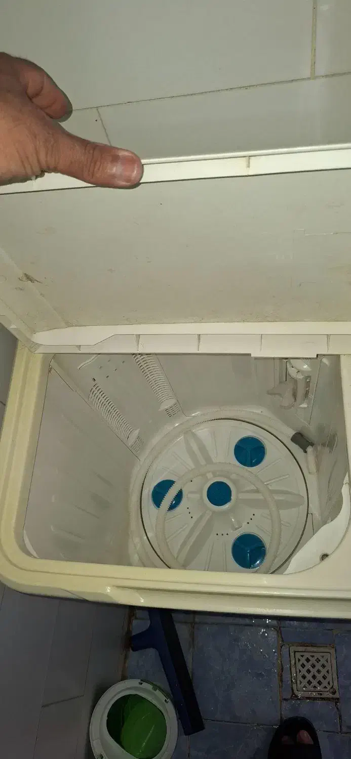 لباسشویی دوقلو فریدولین دست دوم|ماشین لباسشویی و خشک‌کن لباس|خورموج, |دیوار