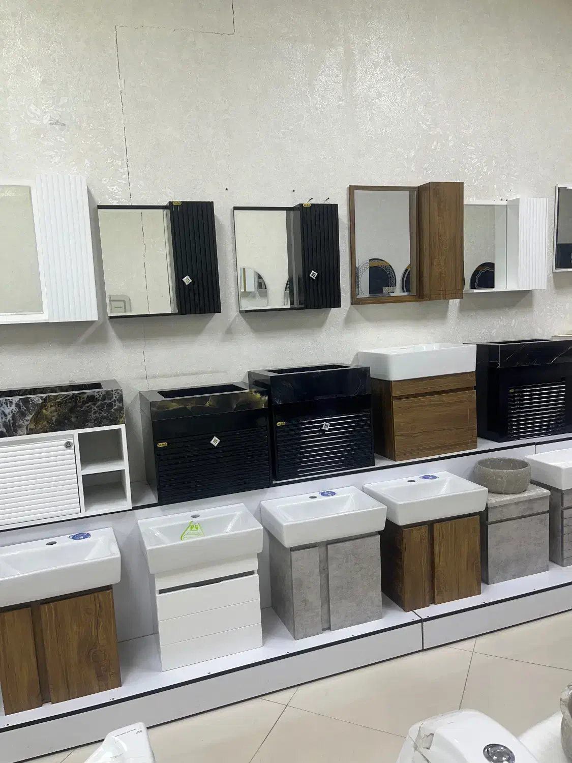 روشویی کابینتی سرامیکی سنگی|لوازم سرویس بهداشتی|رباط‌کریم, رباط‌کریم|دیوار