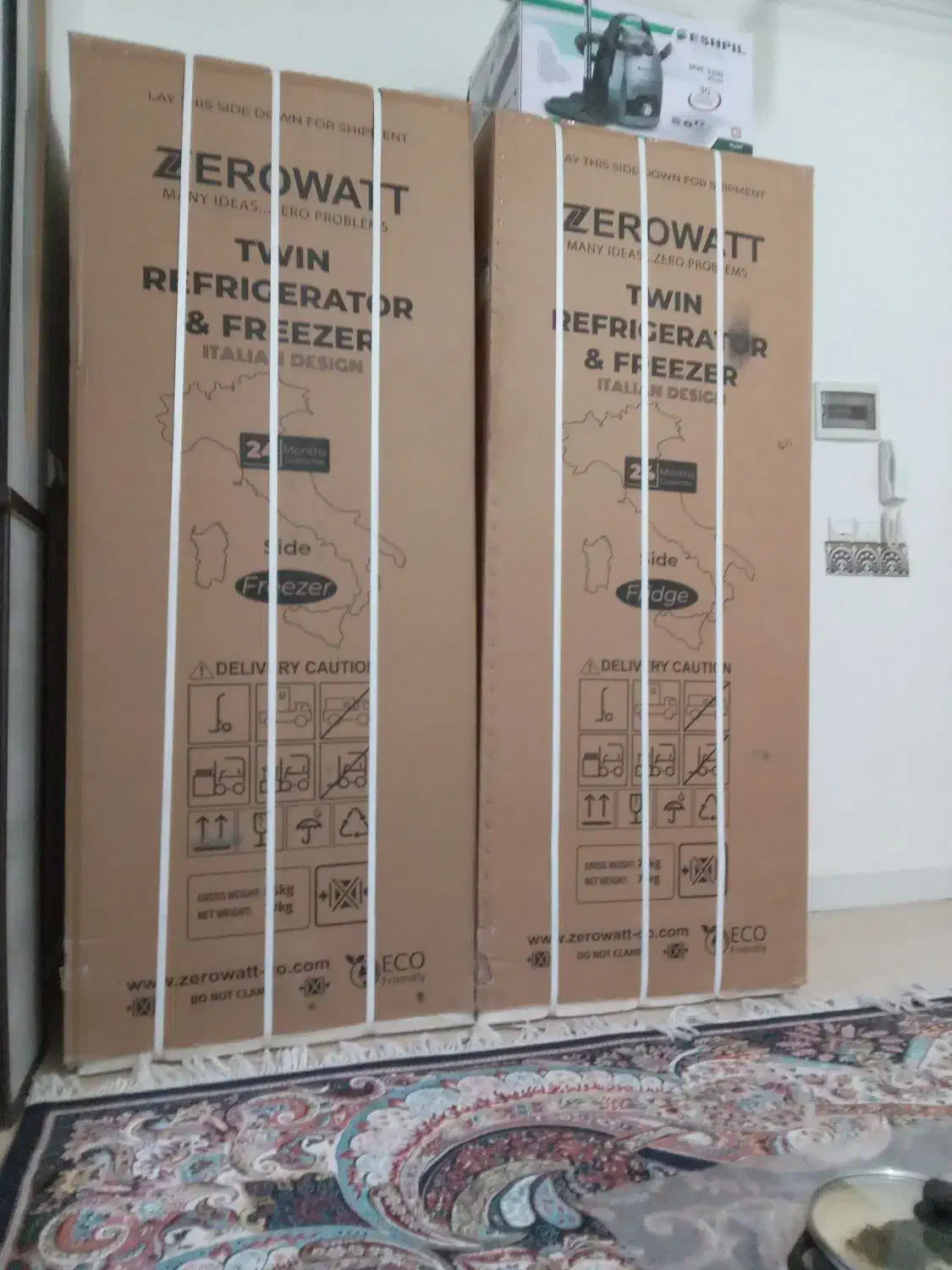 یخچال فریزر دوقلو زیرووات اک بند|یخچال و فریزر|اراک, |دیوار