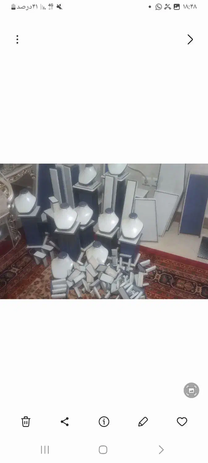 مانکن وکفی ویترین طلا ونقره فروشی|فروشگاه و مغازه|خمینی‌شهر, |دیوار