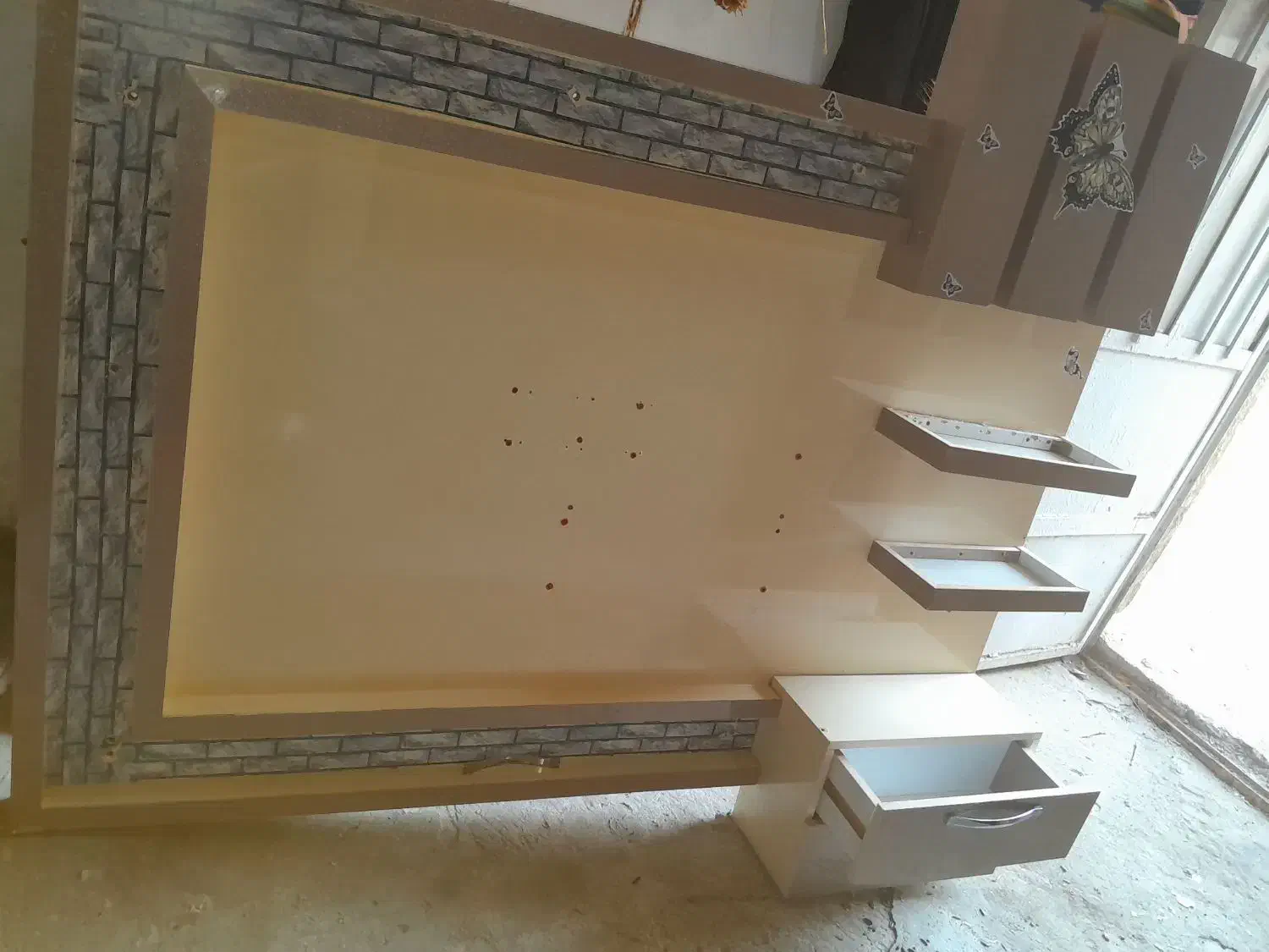 دکورتلویزیون دیواری  (کارکرده)|میز تلویزیون|سراب, |دیوار