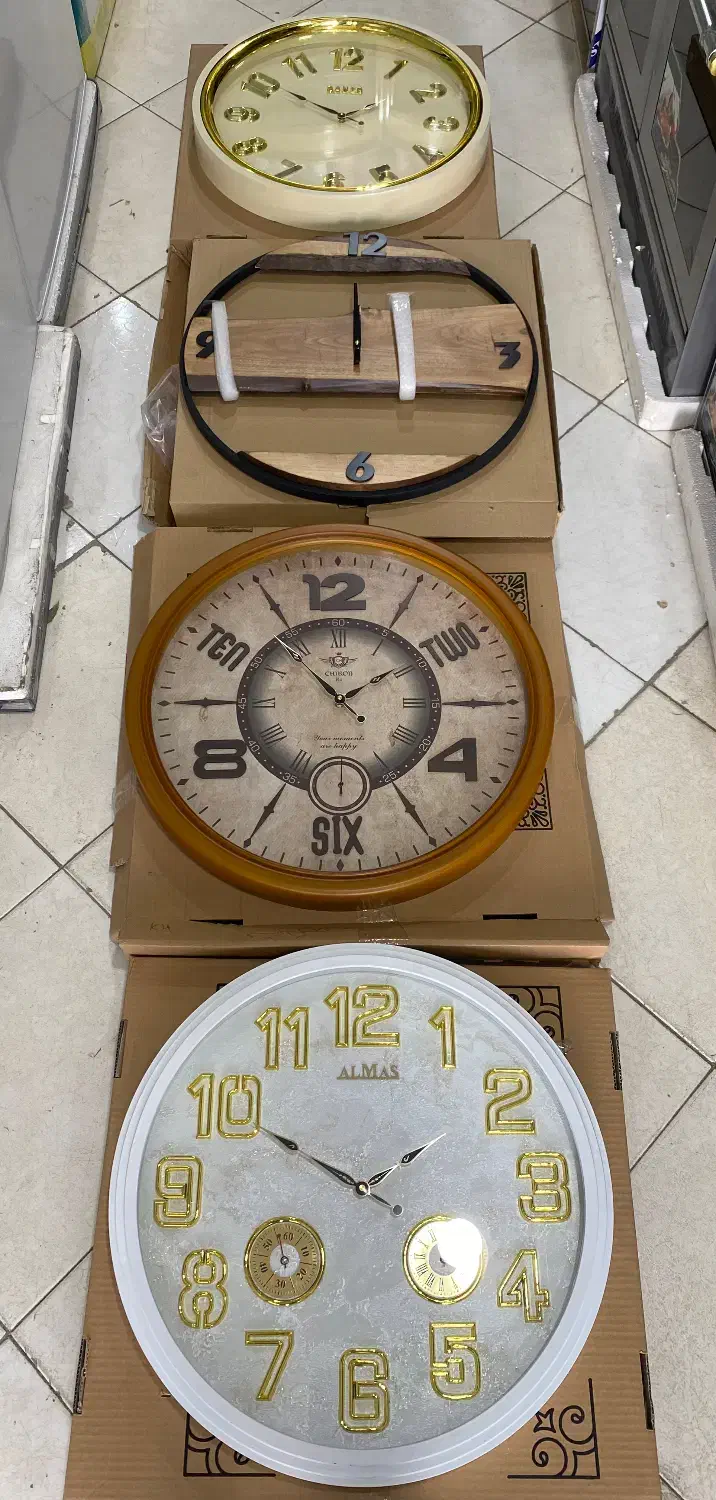پخش ساعت دیواری فانتزی در سایز های مختلف|ساعت دیواری و تزئینی|مشهد, هنرور|دیوار