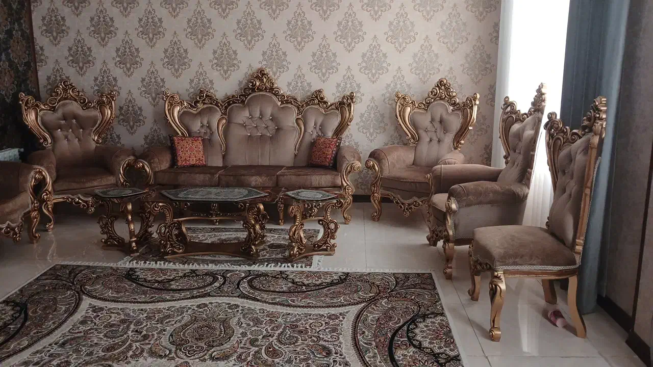 مبل و میز ناهار خوری ست در حد نو|مبلمان خانگی و میز عسلی|محمدیه-قزوین, |دیوار