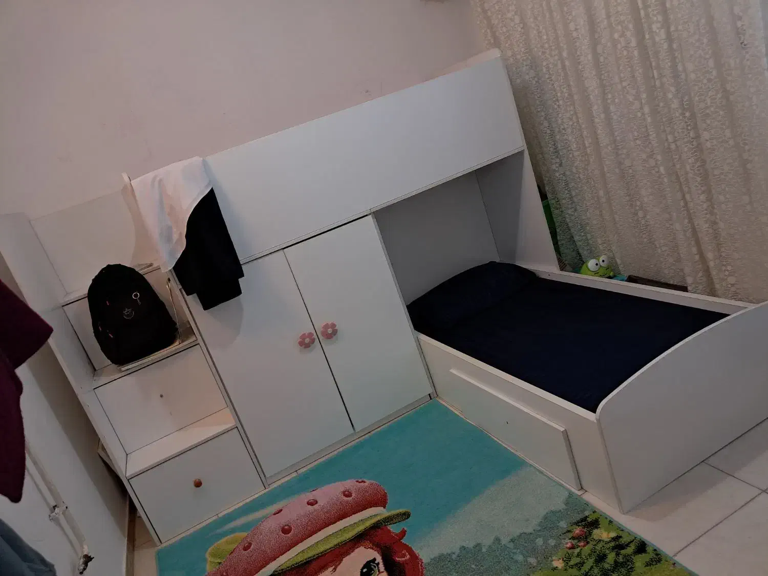 تخت دو طبقه سالم بدون پوسیدگی|تخت و سرویس خواب|گرگان, |دیوار