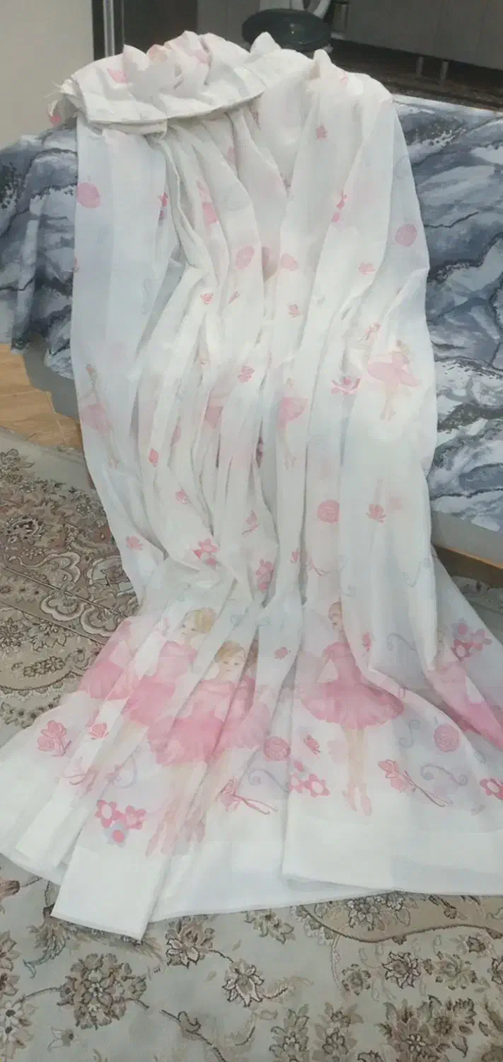 پرده ی باربی دخترانه|پرده، رانر، رومیزی|جم, |دیوار