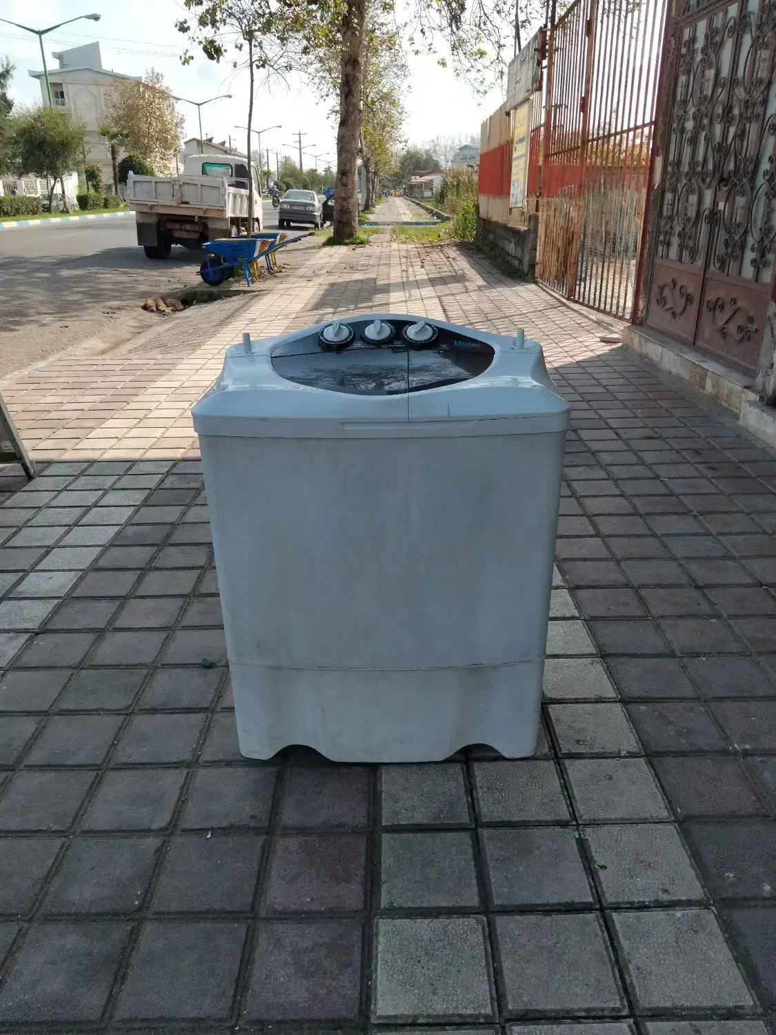 لباسشویی دوقولو  برند هایر|ماشین لباسشویی و خشک‌کن لباس|خشکبیجار, |دیوار