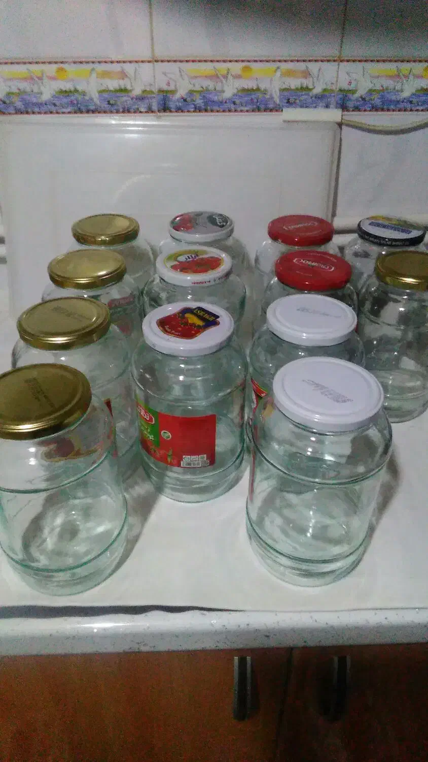 شیشه رب یک کیلویی|ظروف نگهدارنده، پلاستیکی، یکبارمصرف|سنندج, |دیوار