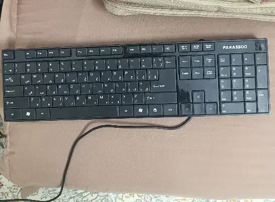 کیبورد با سیم مدل Farasoo|قطعات و لوازم جانبی رایانه|تهران, شهرک فرهنگیان|دیوار