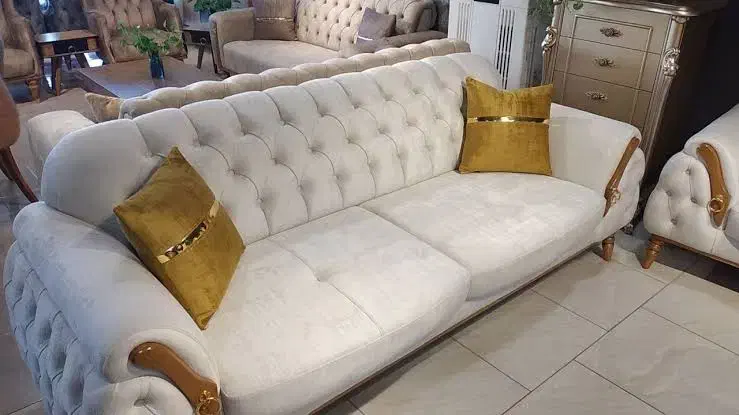 مبل 7 نفره چستر|مبلمان خانگی و میز عسلی|اهواز, کمپلو شمالی|دیوار