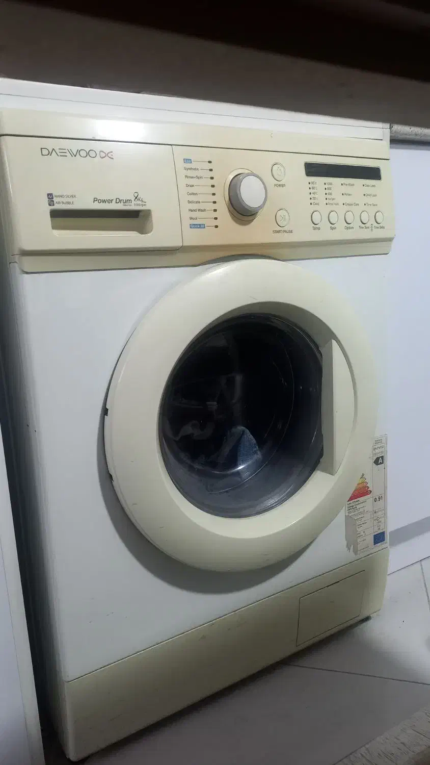 لباسشویی ۸ کیلویی دوو|ماشین لباسشویی و خشک‌کن لباس|بومهن, |دیوار