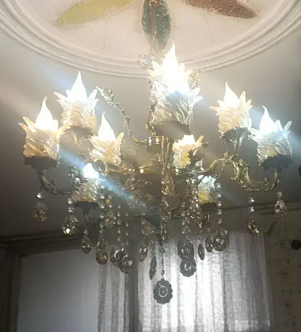 دو عدد لوستر برنج دونه ای پنج میلیون مقطوع|لوستر و چراغ آویز|ملایر, |دیوار