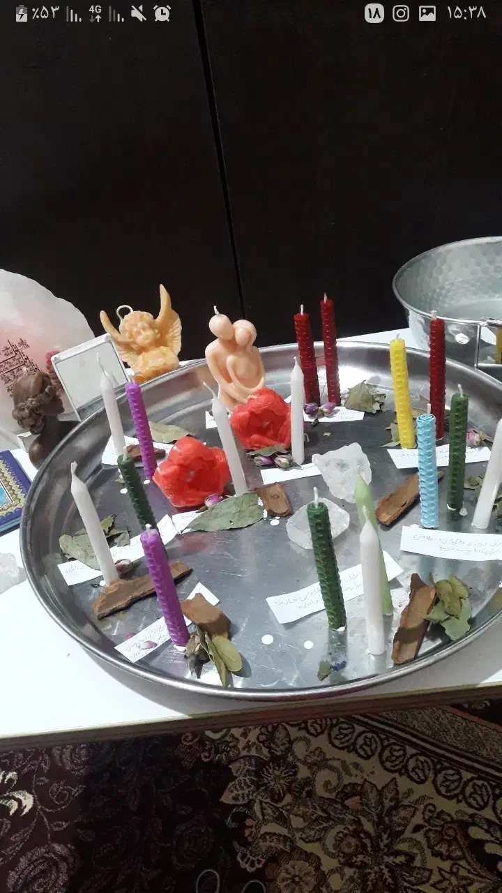 شمع تراپی با تفصیر|صنایع دستی و سایر لوازم تزئینی|اهواز, پردیس|دیوار