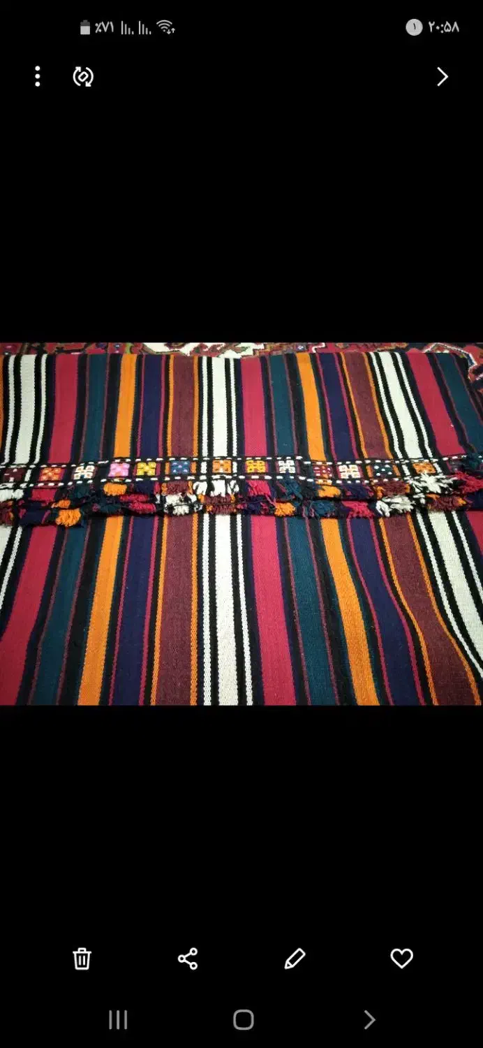 جاجیم قدیمی پشم قیمت توافقی|گلیم، جاجیم، گبه|آذرشهر, |دیوار