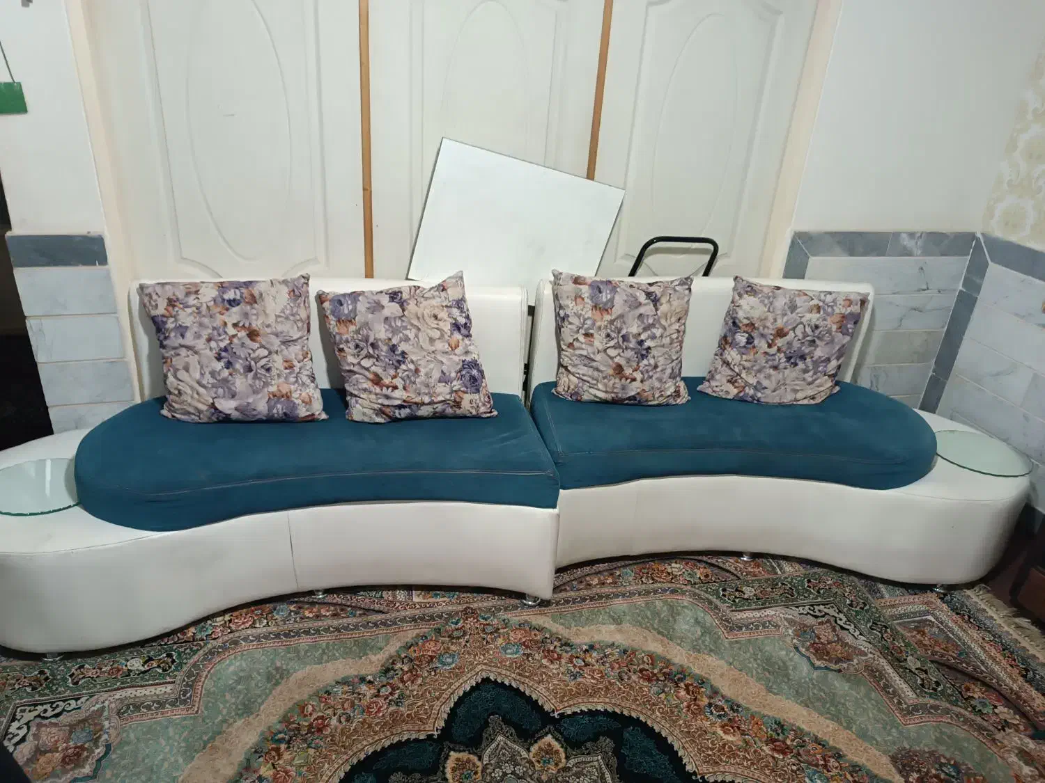 مبل راحتی 7نفره|مبلمان خانگی و میز عسلی|اقبالیه, |دیوار