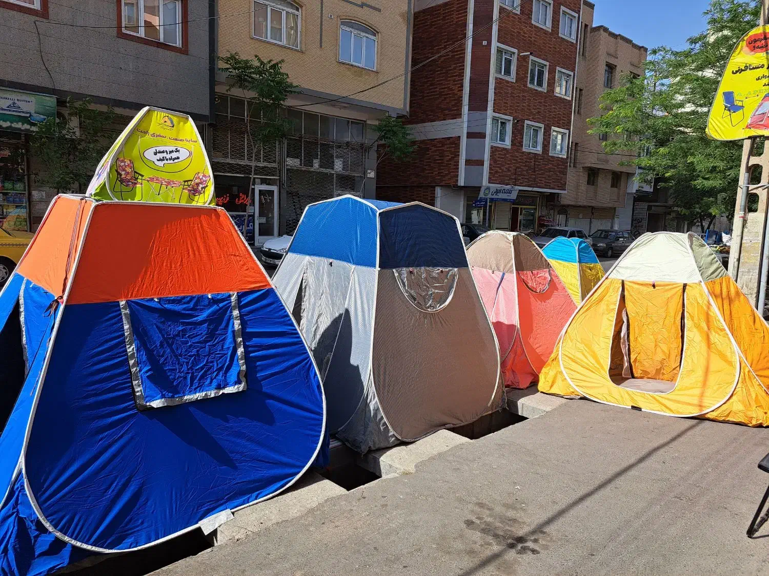 چادر 3پنجره مدل تخت 2025فول اتومات حرفه ای مسافرتی|کوهنوردی و کمپینگ|تبریز, |دیوار