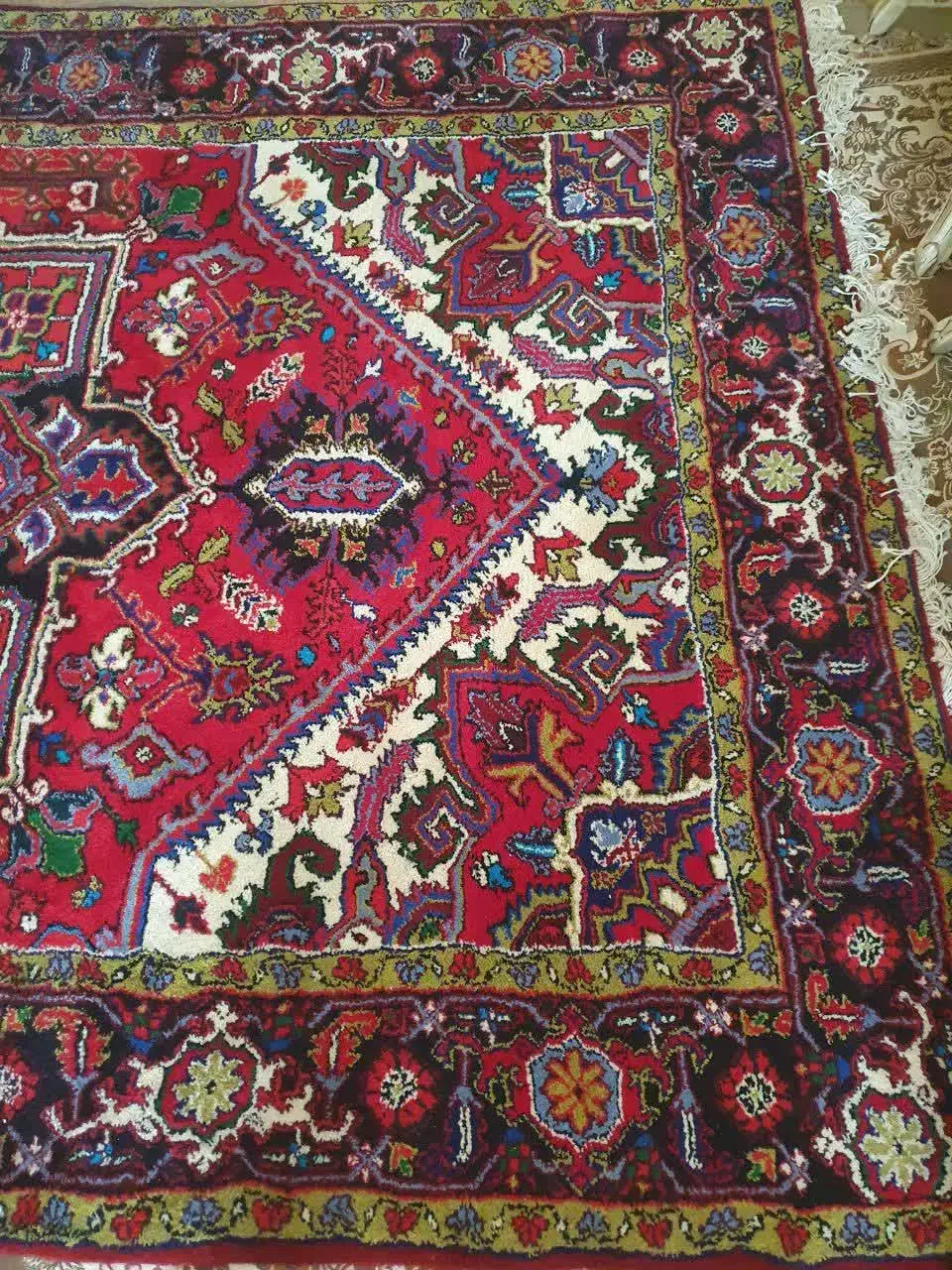 فرش دستباف نقشه و بافت هریس|فرش|شهریار, شهرک امیریه|دیوار