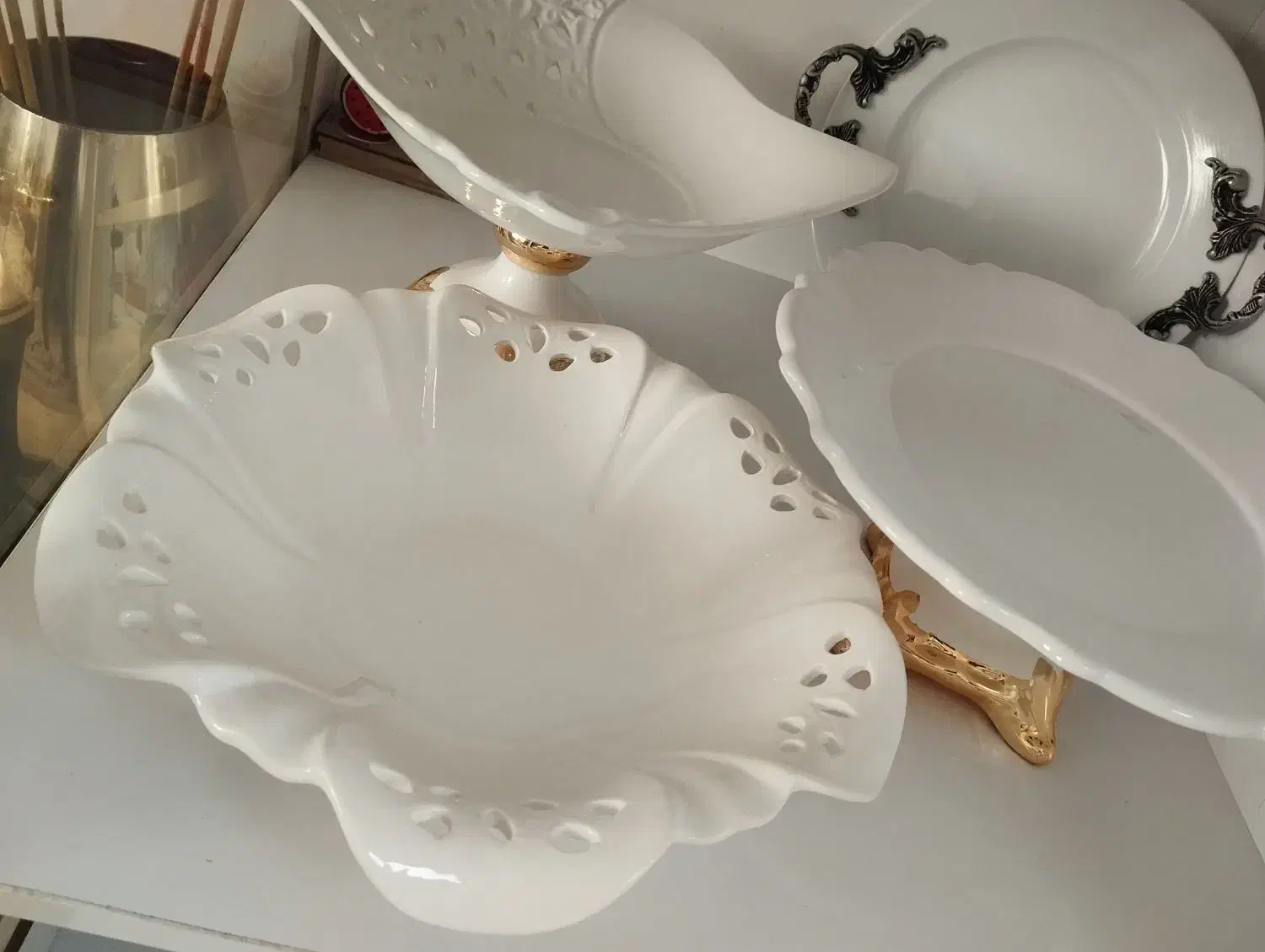 ظرف ۴تیکه پذیرایی|ظروف سرو و پذیرایی|زاهدان, |دیوار